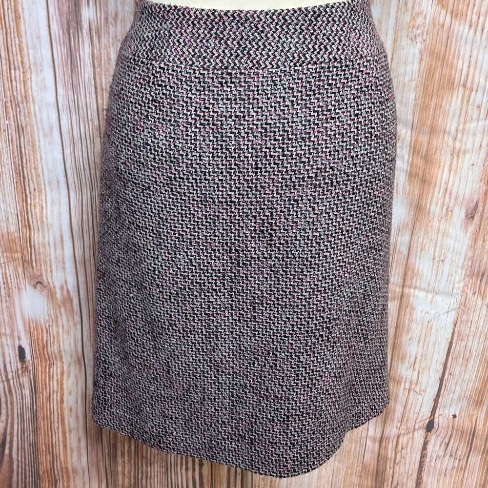 LOFT Wool‎ Blend Tweed Skirt